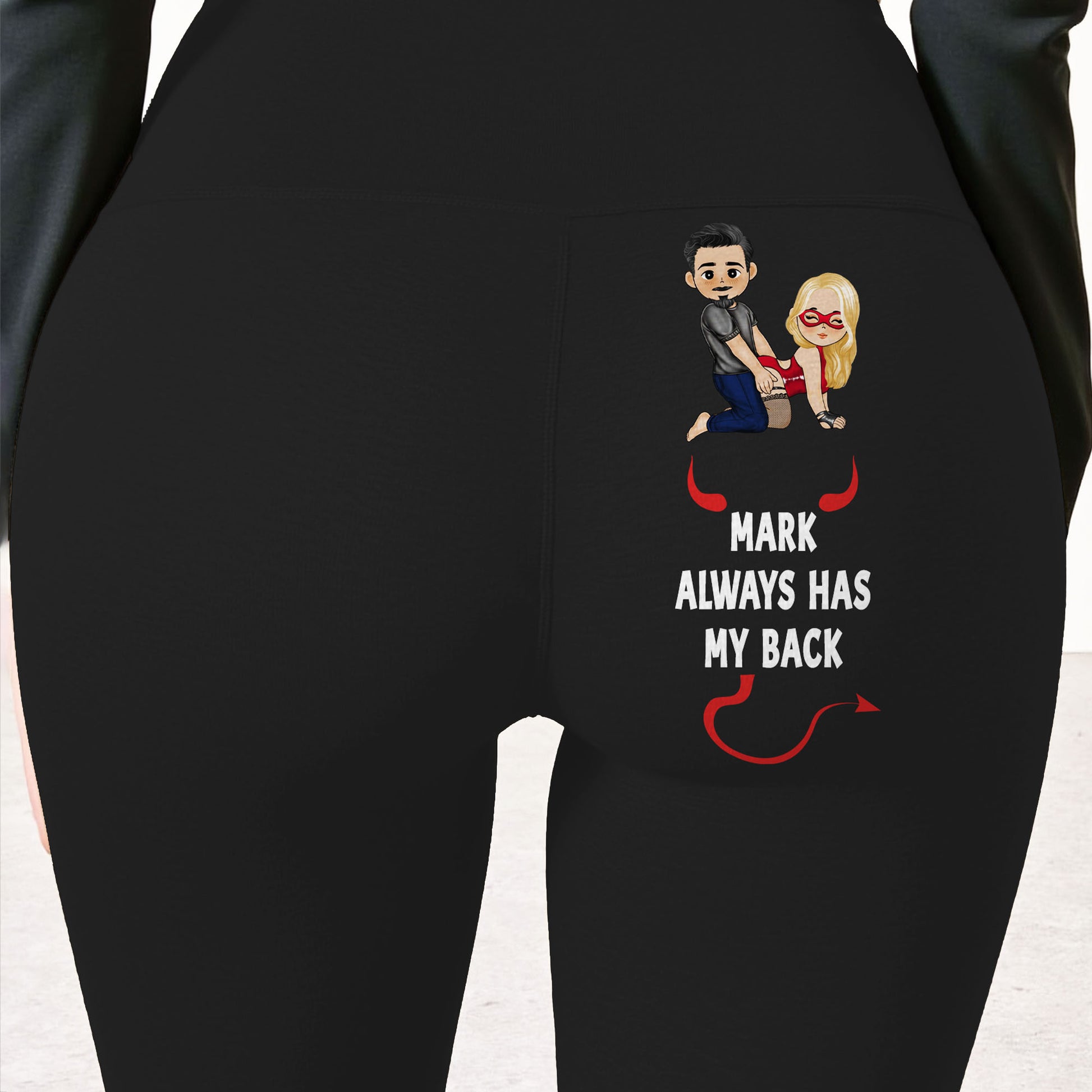 Always Has My Back, Cartoon Characters