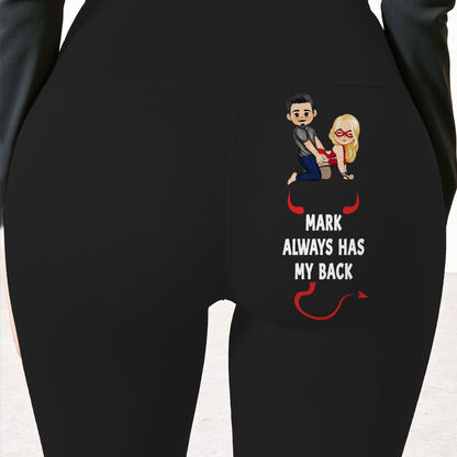 Always Has My Back, Cartoon Characters