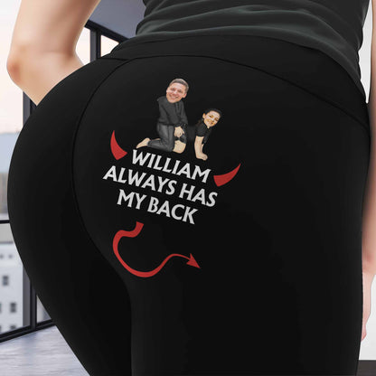 Always Has My Back, Two People Sitting Back-to-Back