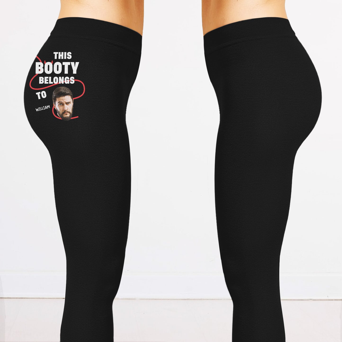 This Booty Belongs To, Arrow And Face Design