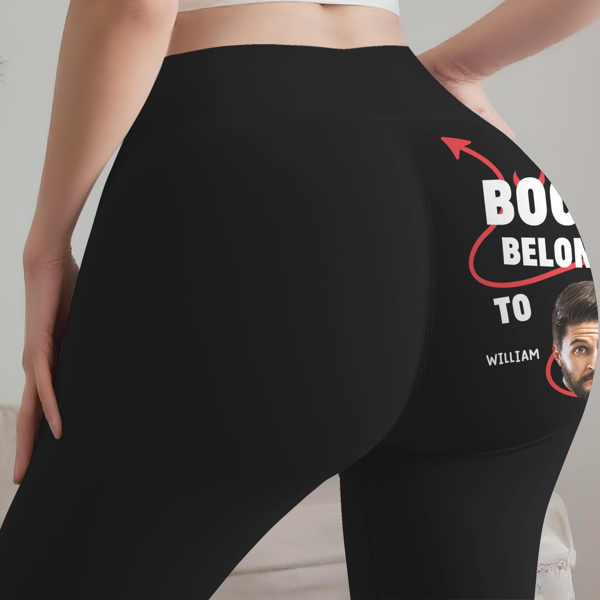 This Booty Belongs To, Arrow And Face Design