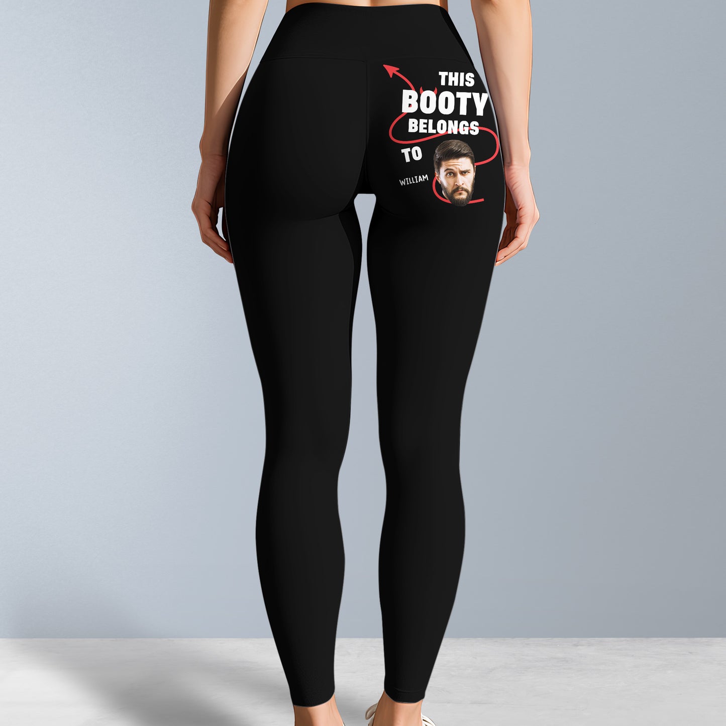 This Booty Belongs To, Arrow And Face Design