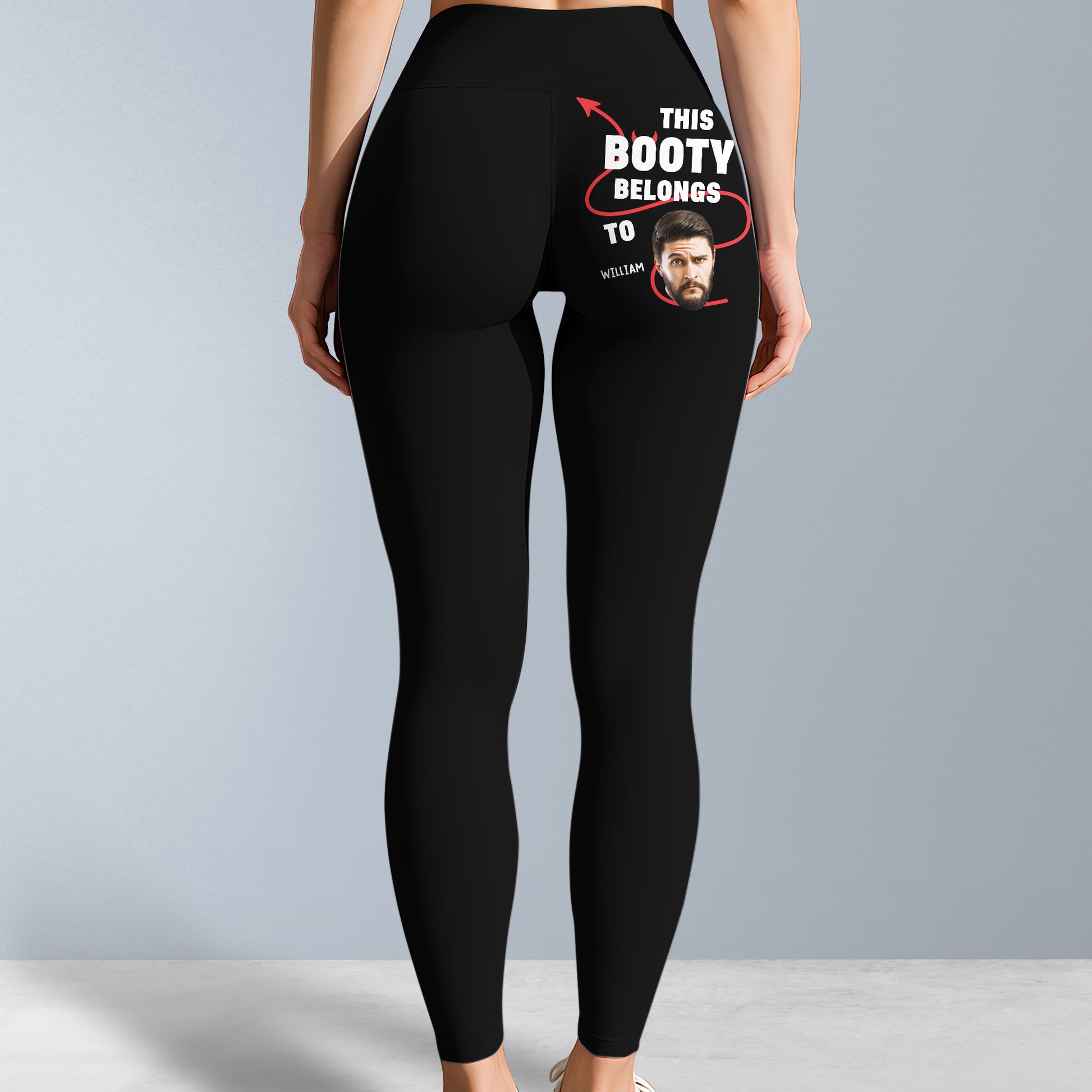 This Booty Belongs To, Arrow And Face Design