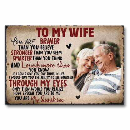 To My Wife, Heart, Couple, And Sunshine