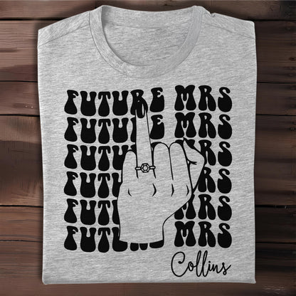 Future Mrs With Bold Hand Gesture and Ring