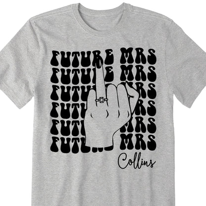 Future Mrs With Bold Hand Gesture and Ring