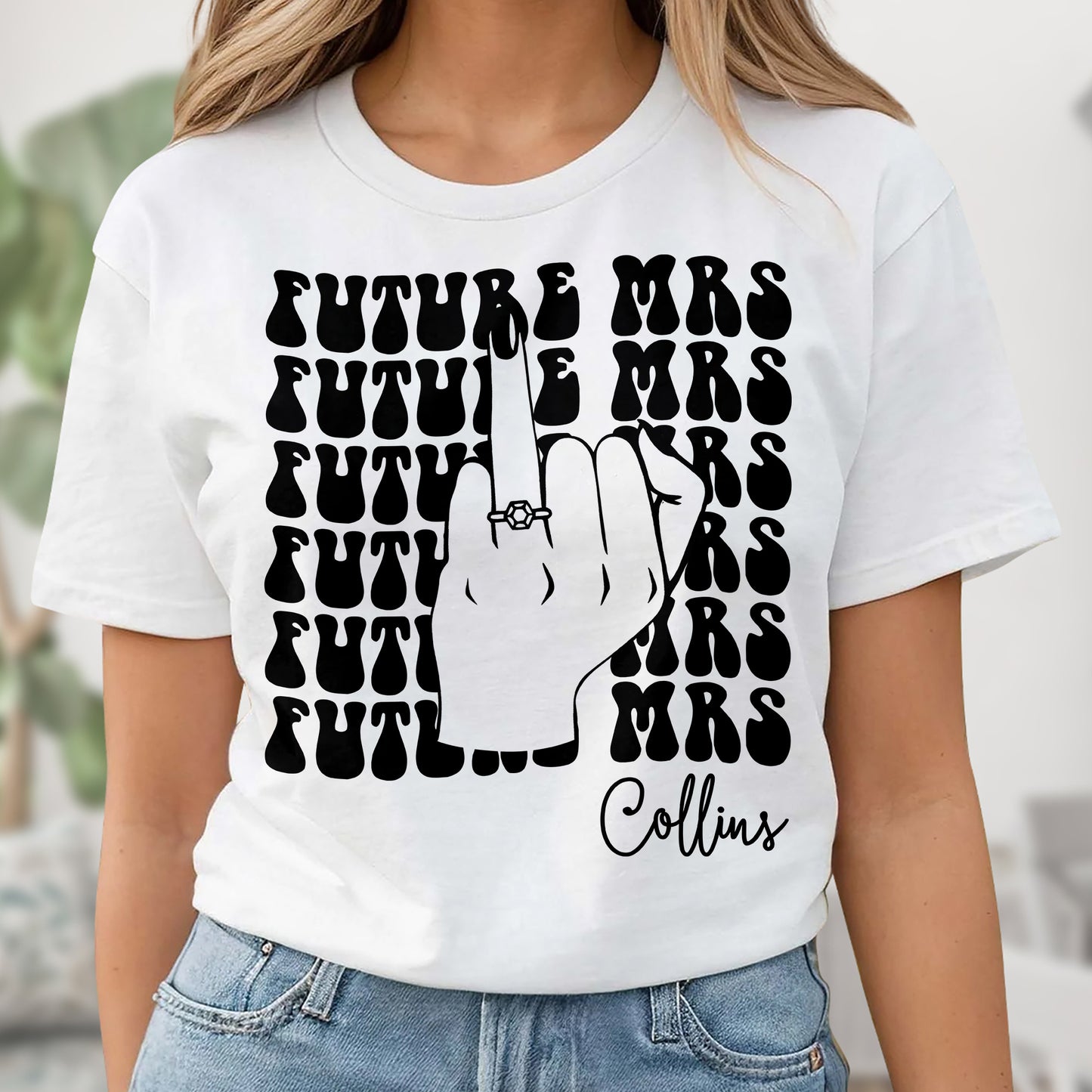 Future Mrs With Bold Hand Gesture and Ring