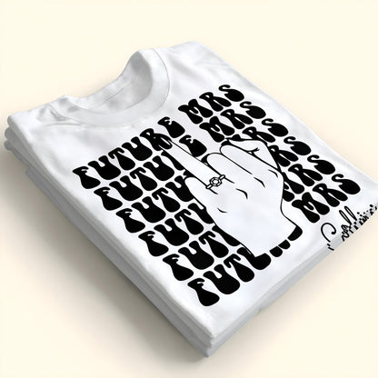 Future Mrs With Bold Hand Gesture and Ring