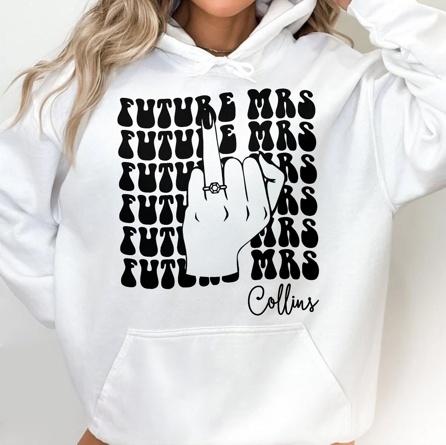 Future Mrs With Bold Hand Gesture and Ring