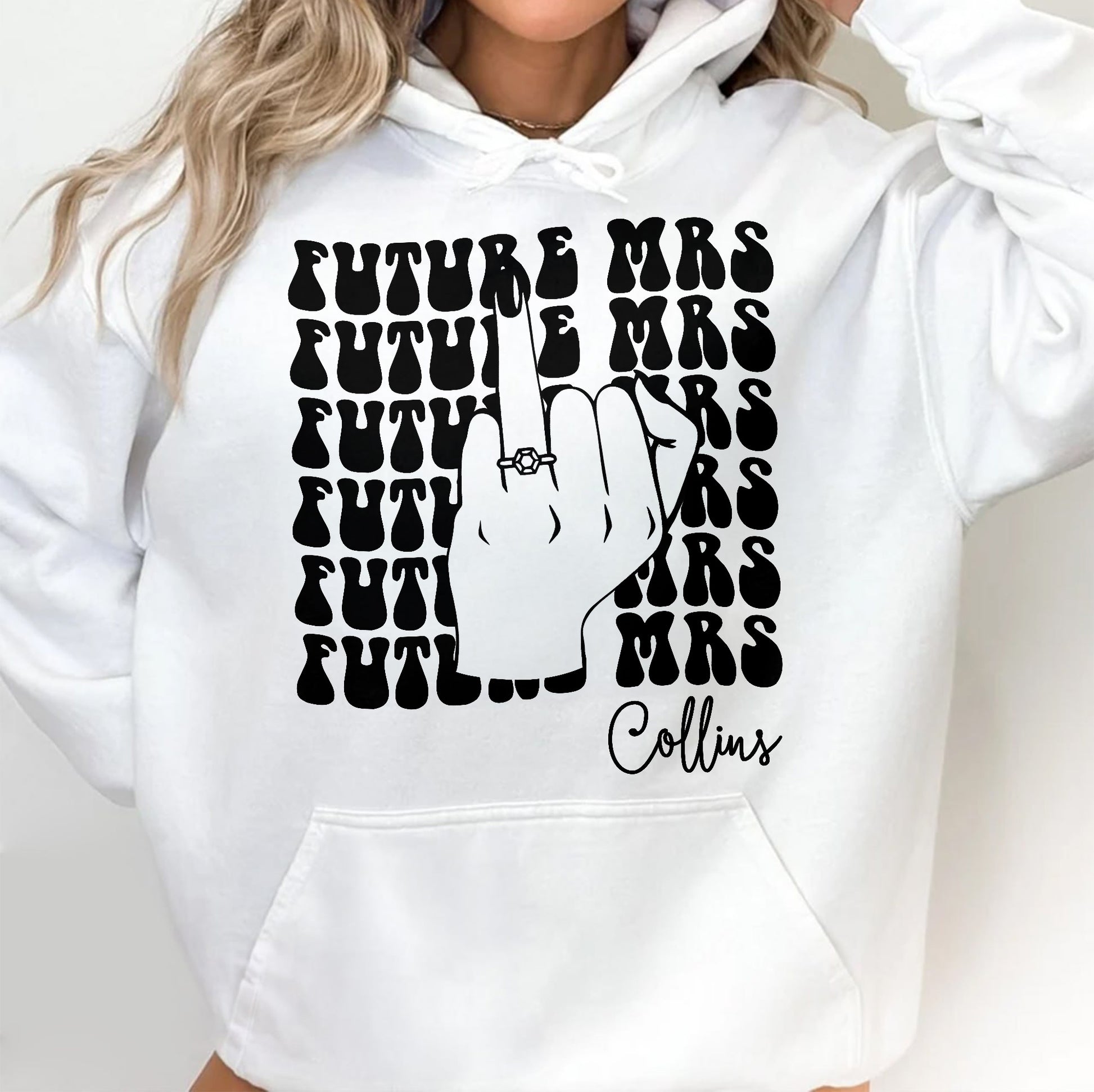 Future Mrs With Bold Hand Gesture and Ring