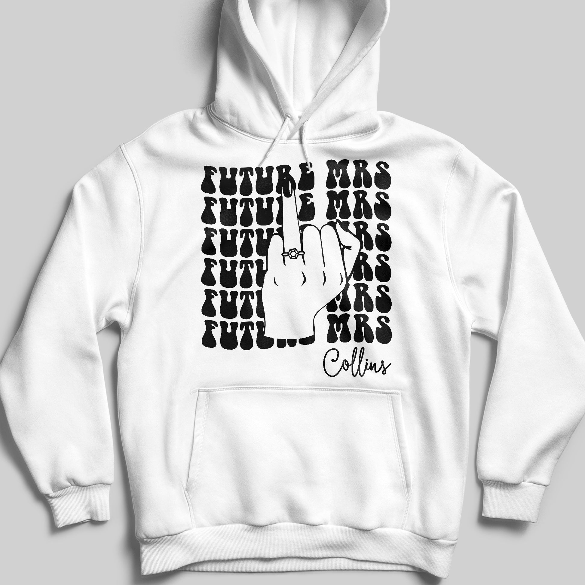 Future Mrs With Bold Hand Gesture and Ring