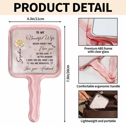 To My Beautiful Wife, Rose And Butterflies