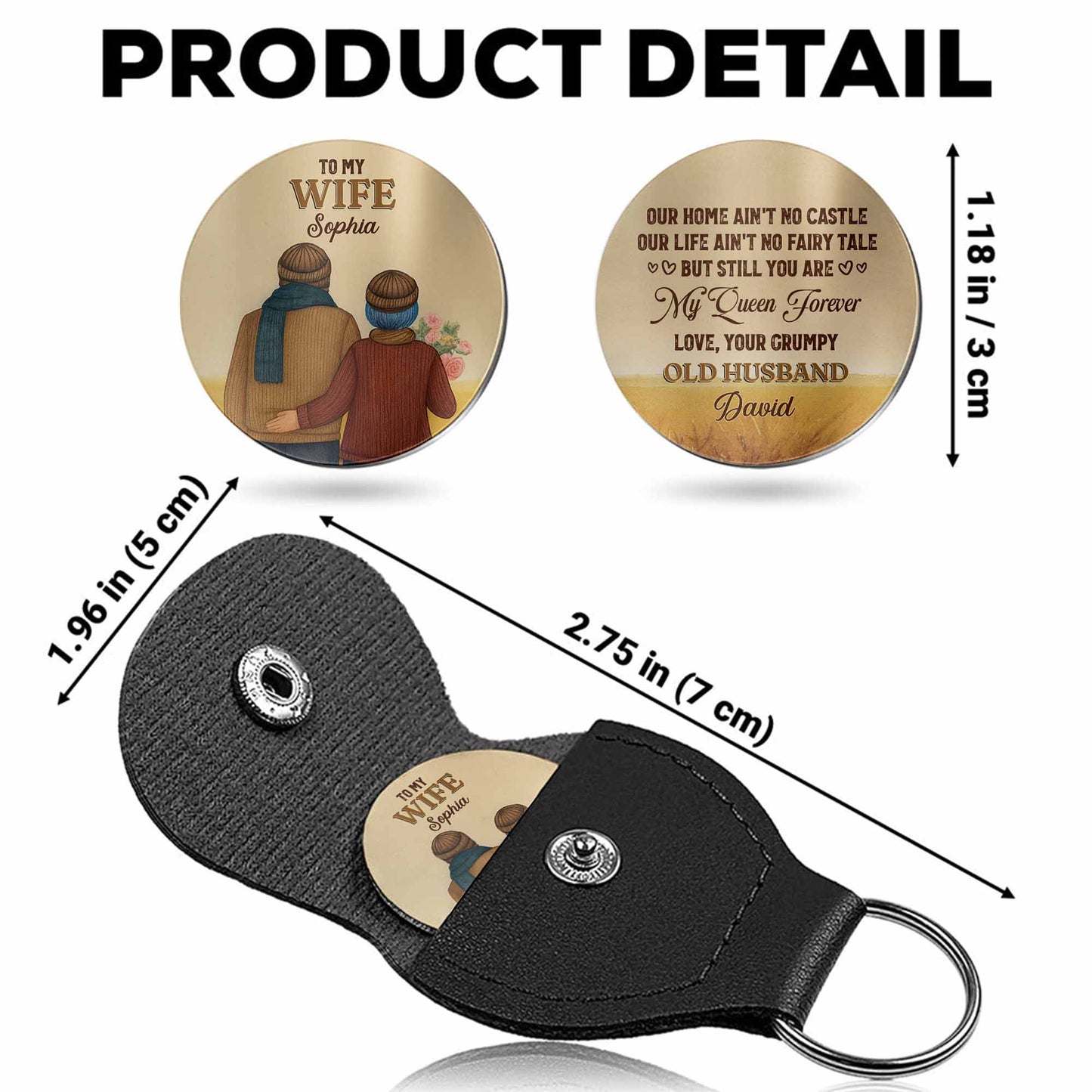 To My Wife, You Are My Queen Forever, Couple Design