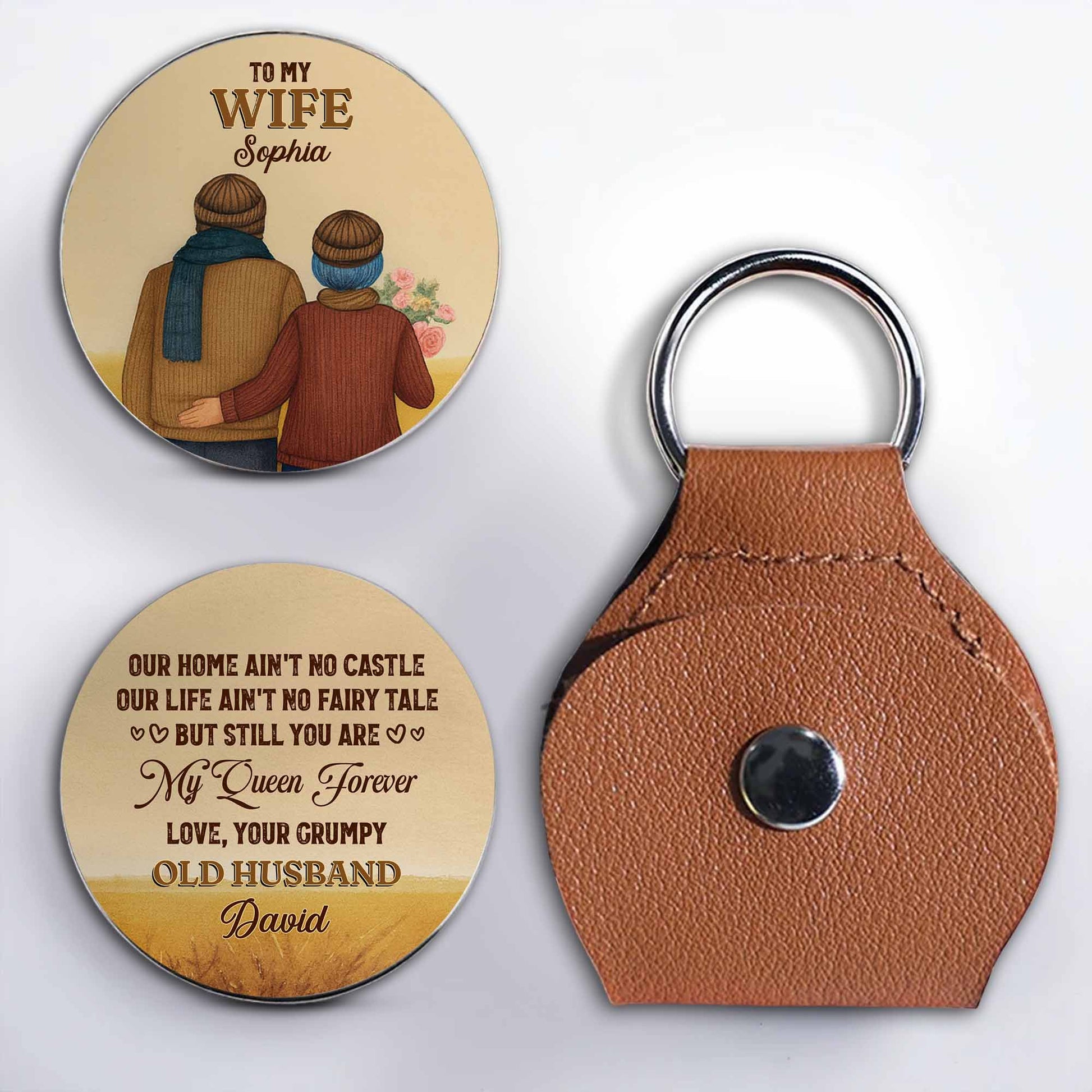 To My Wife, You Are My Queen Forever, Couple Design