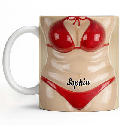 Celebrate Holiday Cheer With A Festive Santa Mug