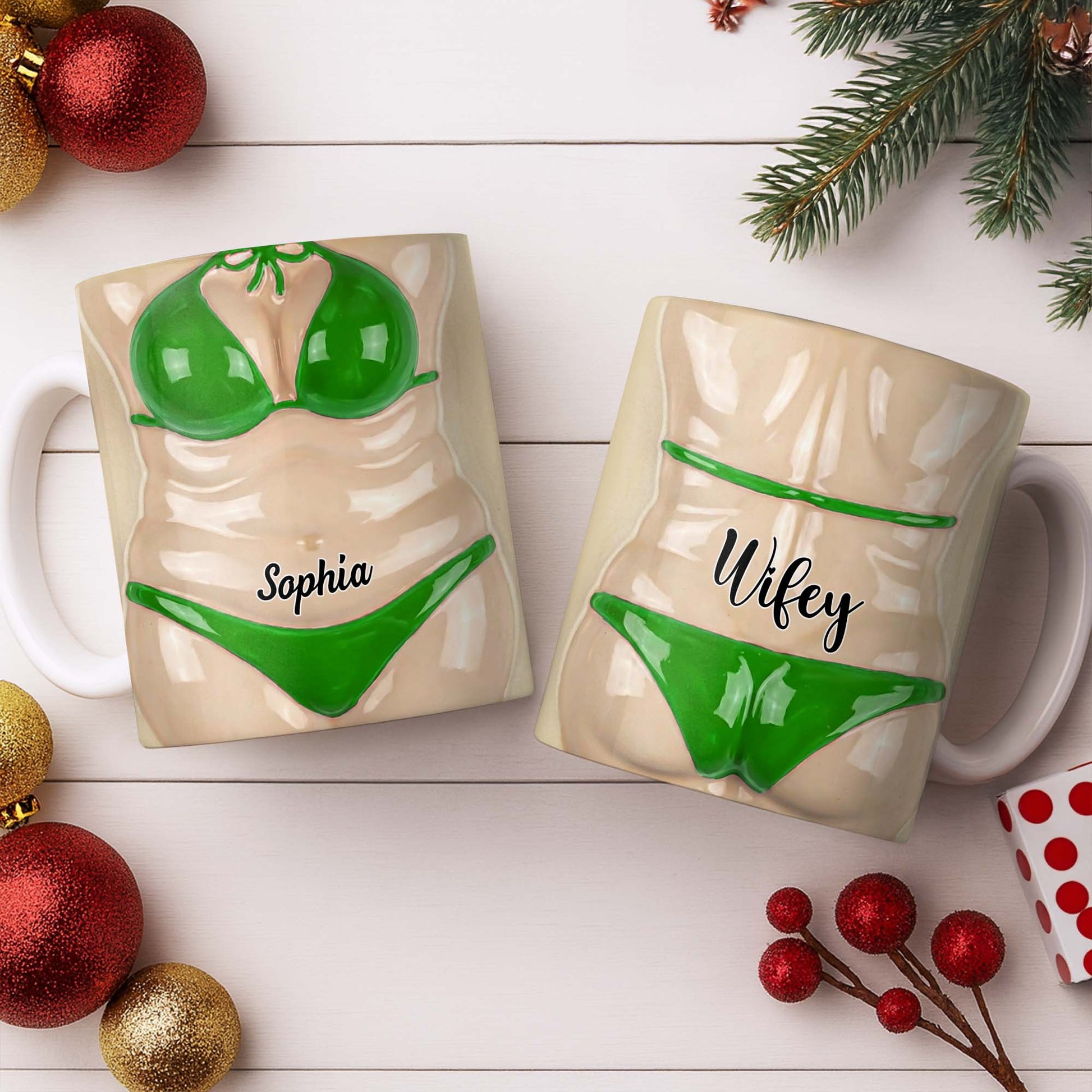 Celebrate Holiday Cheer With A Festive Santa Mug