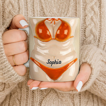 Celebrate Holiday Cheer With A Festive Santa Mug
