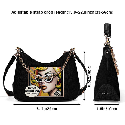 What Time - Bespoke Chain Crossbody Handbag - WT01CH