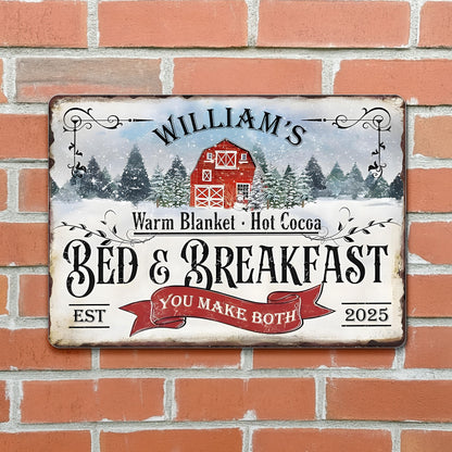 Warm Blanket Hot Cocoa Bed and Breakfast