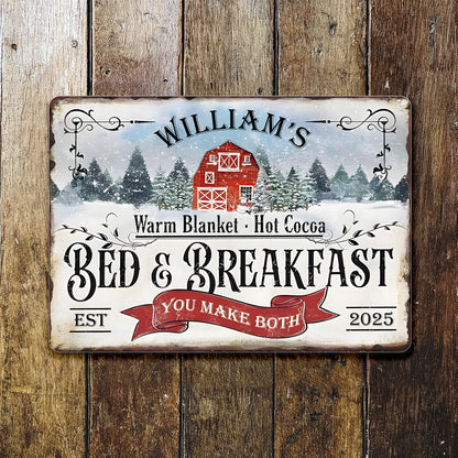 Warm Blanket Hot Cocoa Bed and Breakfast