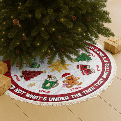 Under The Tree, It's Who With Christmas Elements