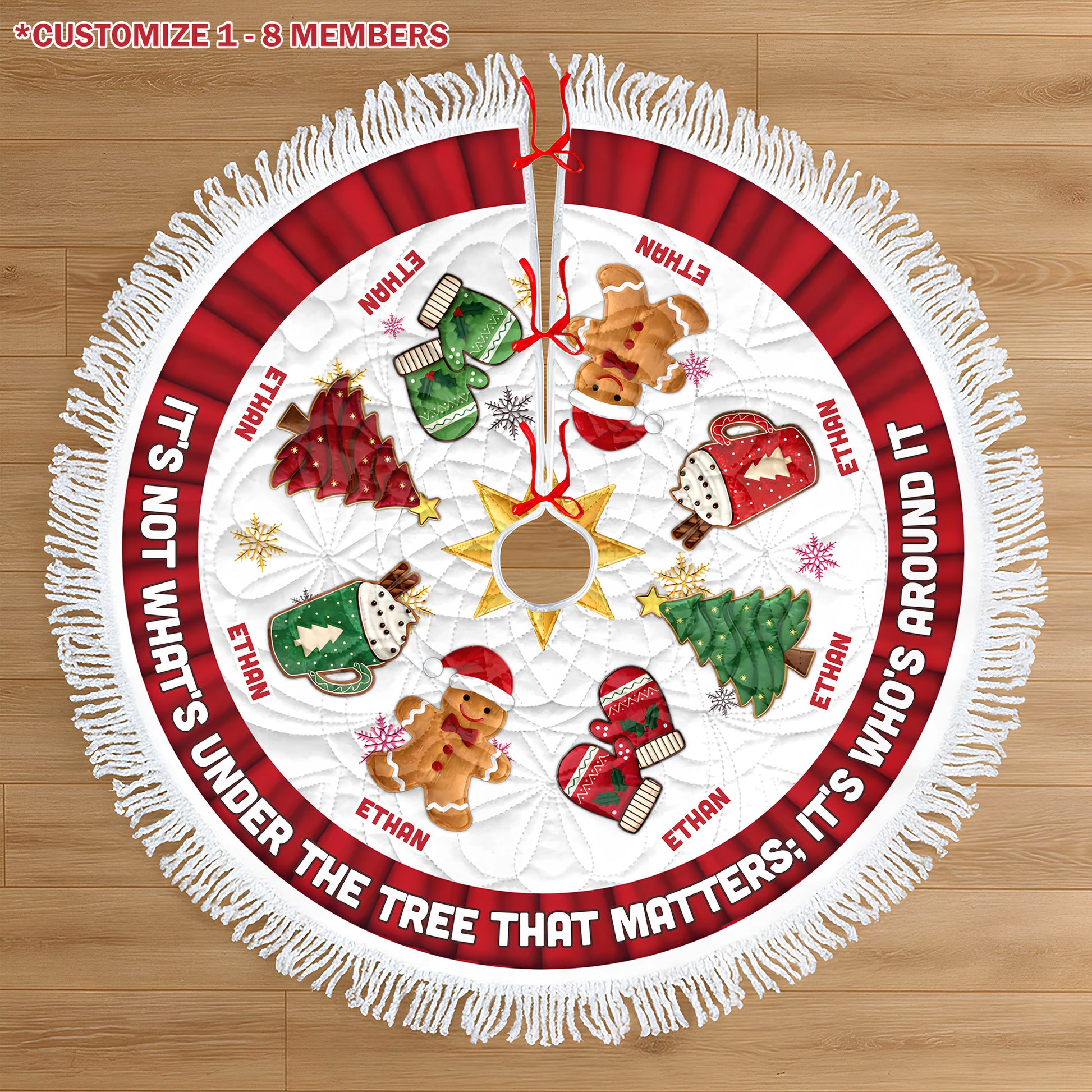 Under The Tree, It's Who With Christmas Elements