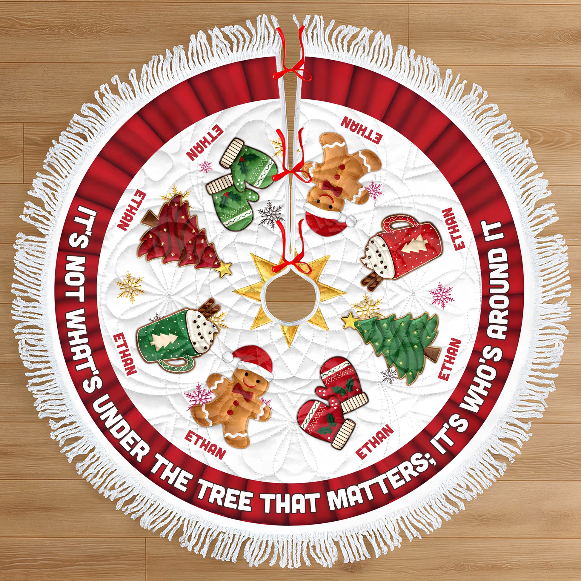 Under The Tree, It's Who With Christmas Elements