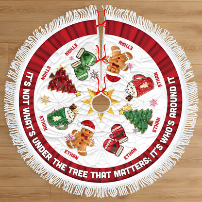 Under The Tree, It's Who With Christmas Elements