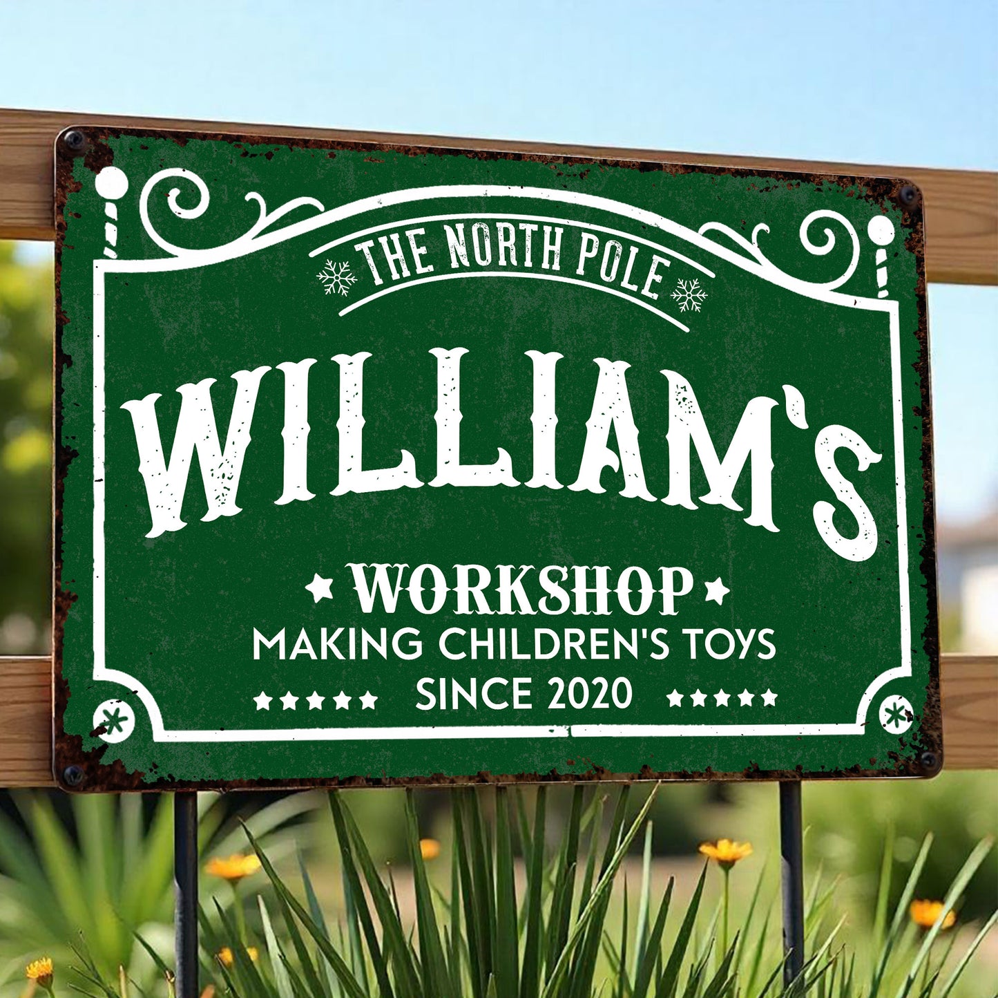 The North Pole Workshop Making Children's Toys