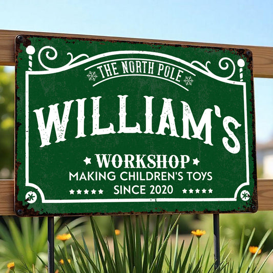 The North Pole Workshop Making Children's Toys