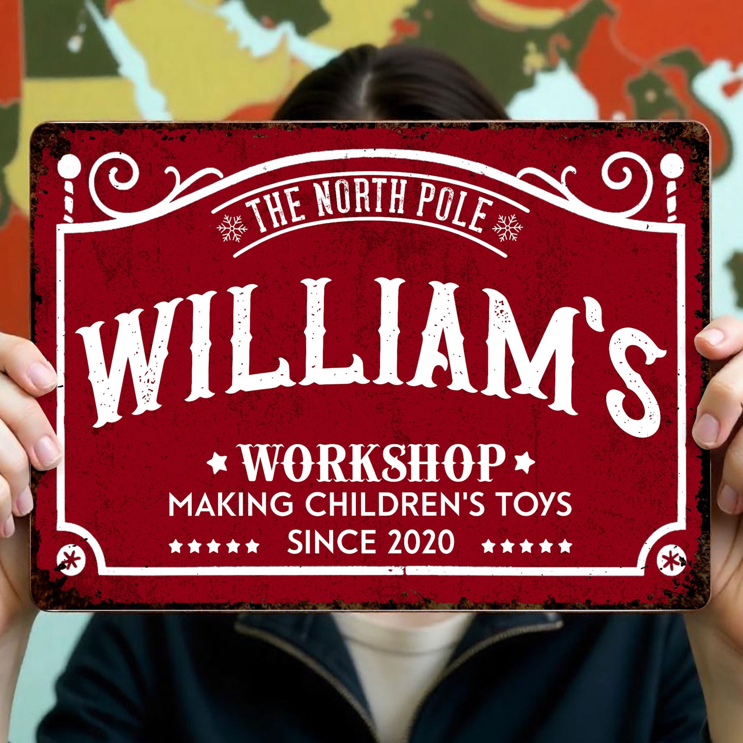 The North Pole Workshop Making Children's Toys