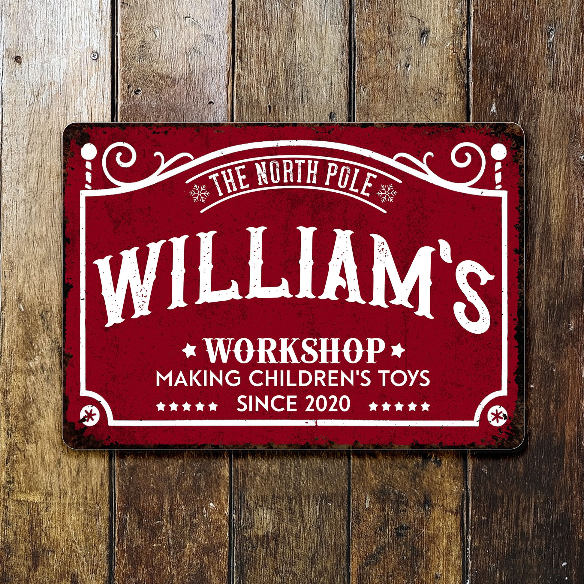 The North Pole Workshop Making Children's Toys