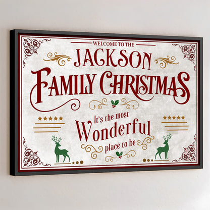 Welcome To The Family Christmas, Wonderful Place To Be