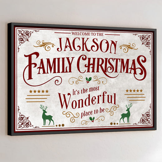 Welcome To The Family Christmas, Wonderful Place To Be