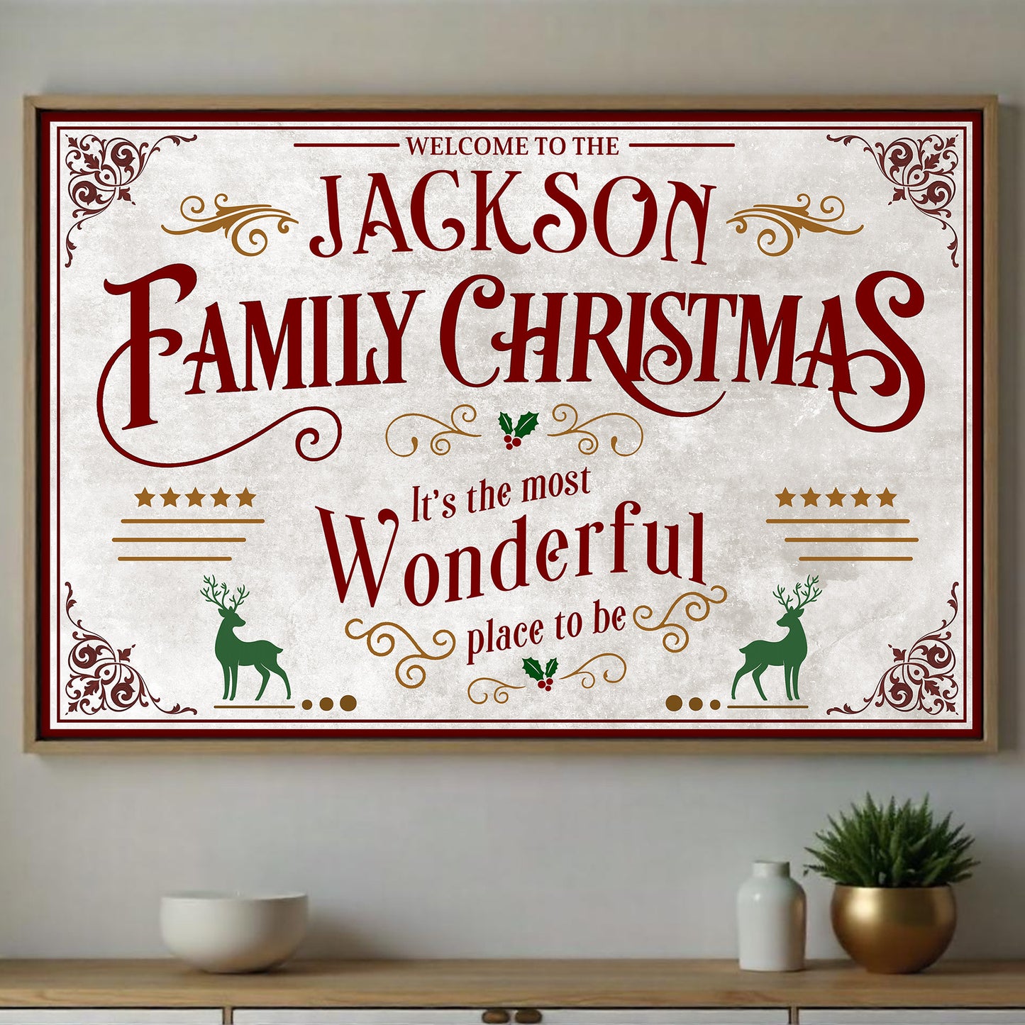 Welcome To The Family Christmas, Wonderful Place To Be