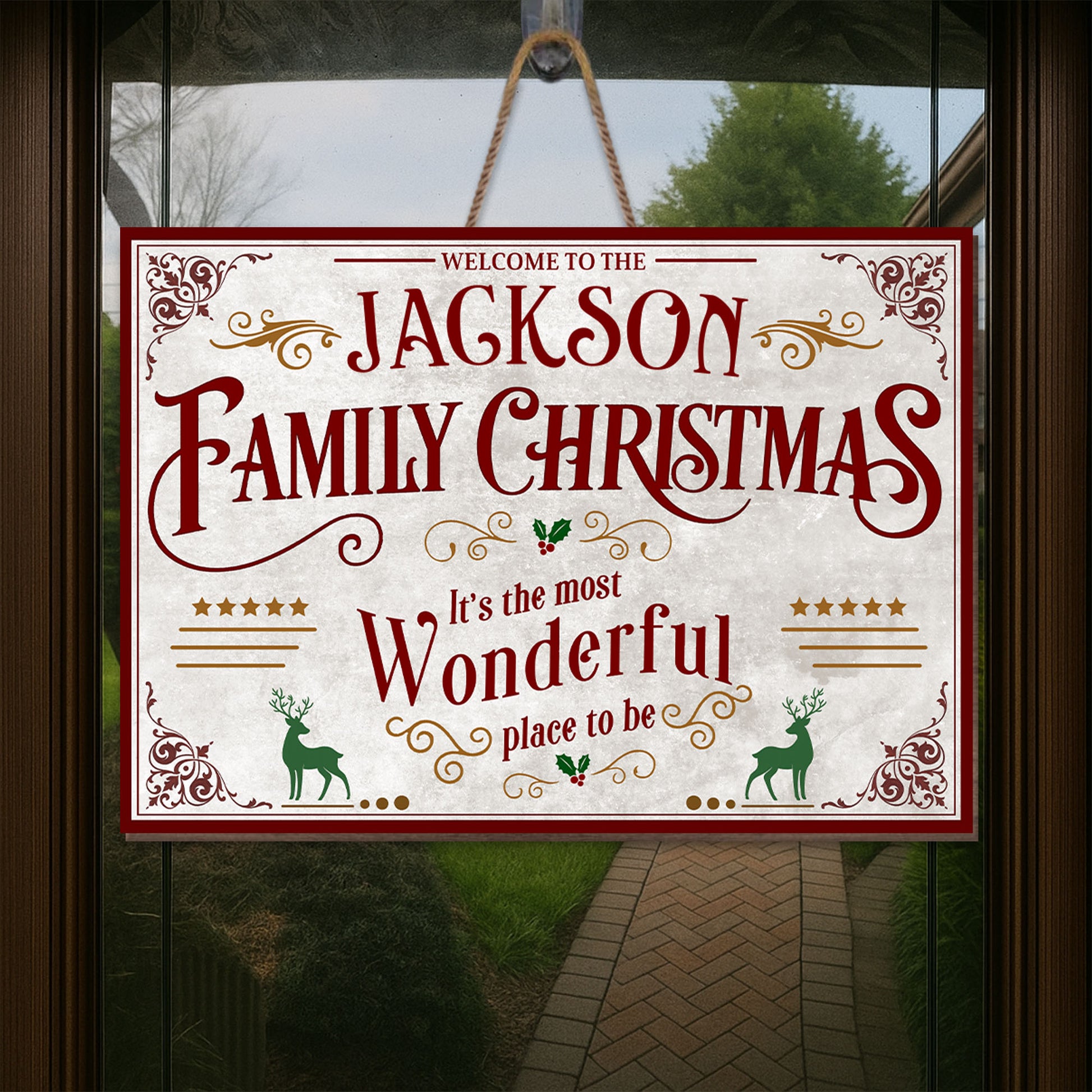 Welcome To The Family Christmas, It's The Most Wonderful Place To Be