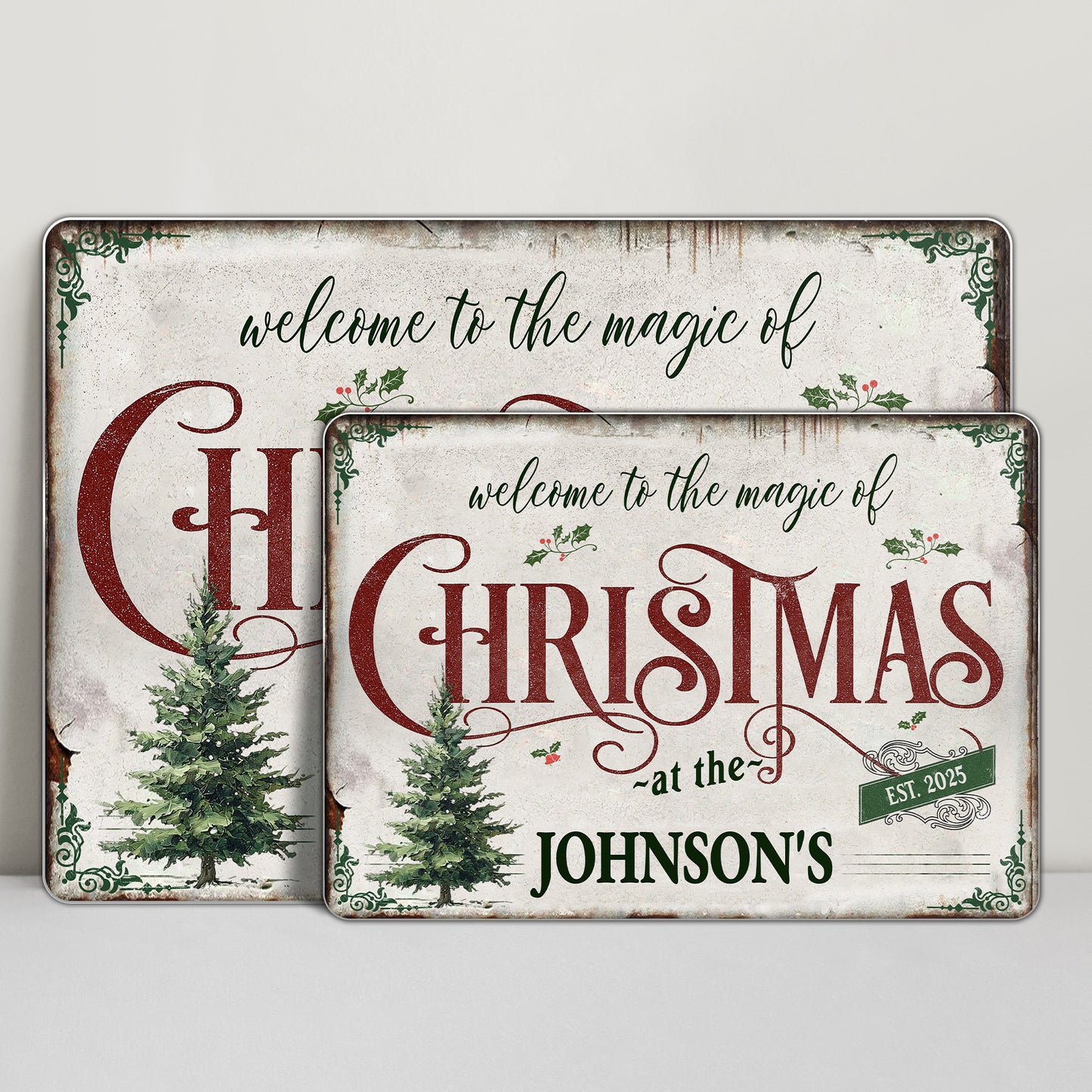 Welcome To The Magic Of Christmas, Festive Home Decor