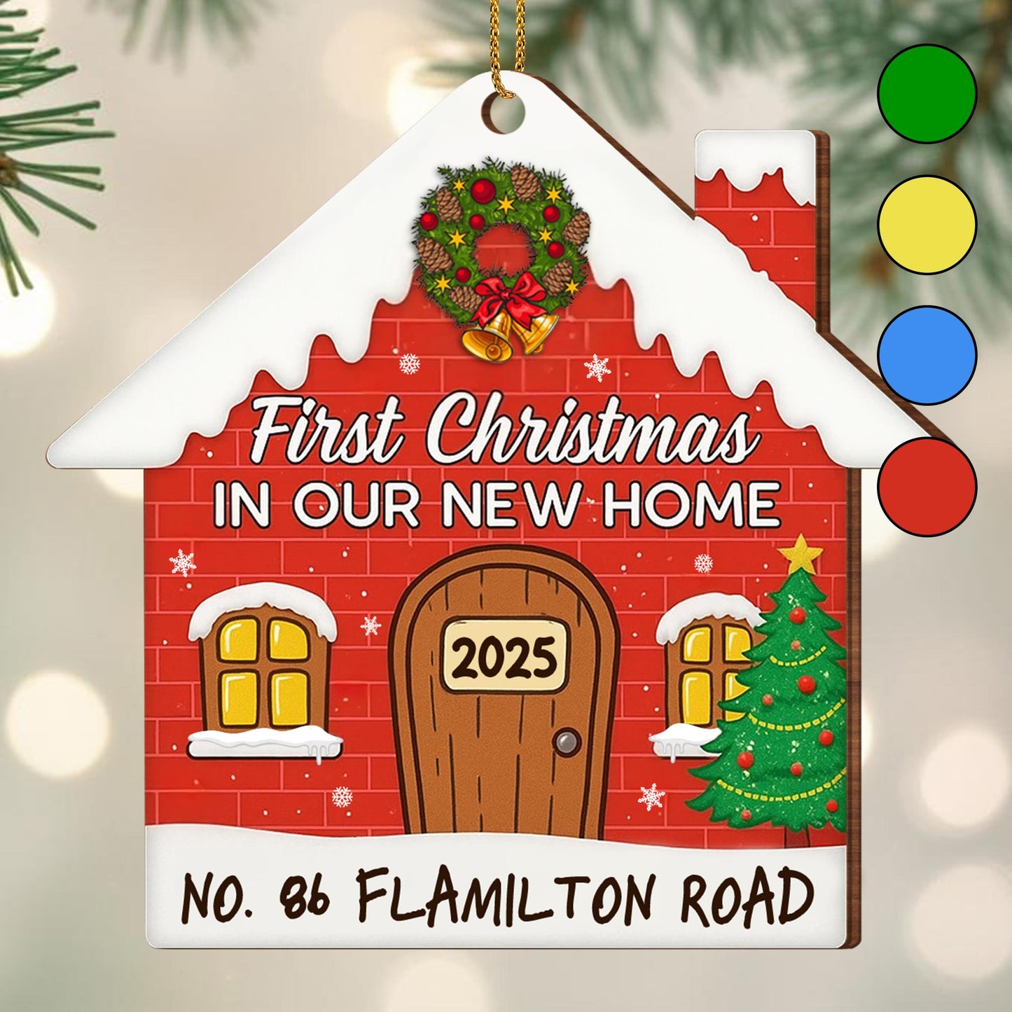 First Christmas In Our New Home, House and Christmas Decor