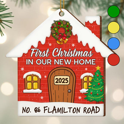 First Christmas In Our New Home, House and Christmas Decor