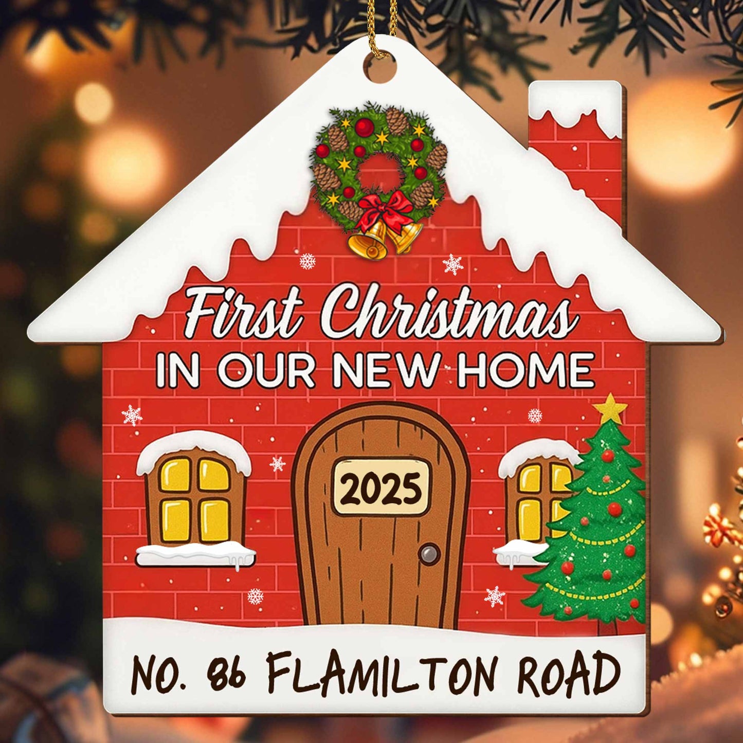 First Christmas In Our New Home, House and Christmas Decor