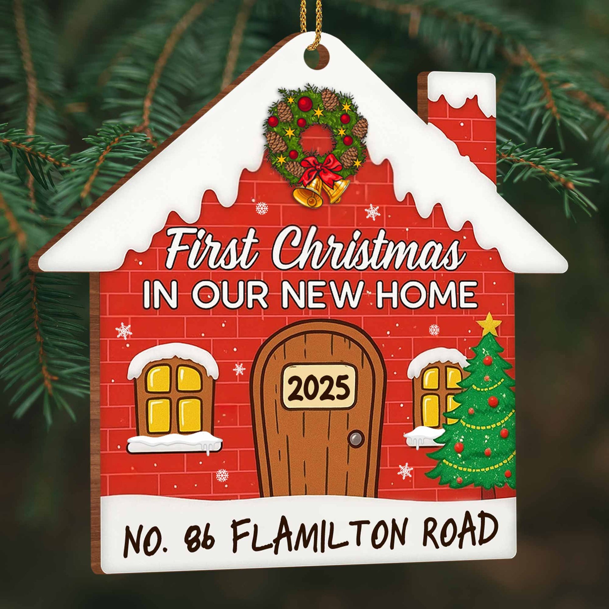 First Christmas In Our New Home, House and Christmas Decor