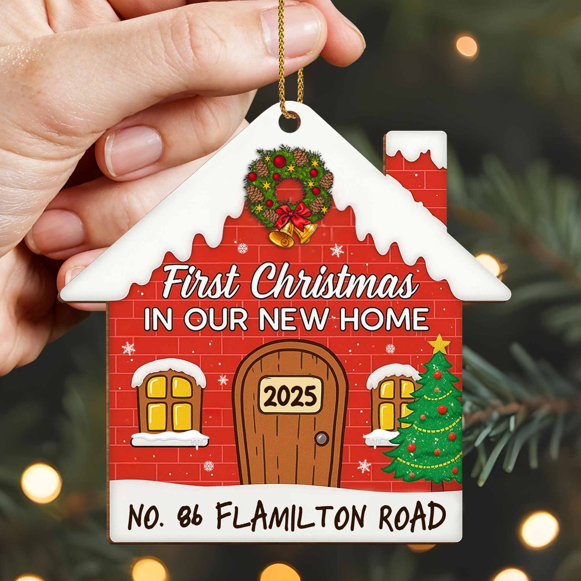 First Christmas In Our New Home, House and Christmas Decor