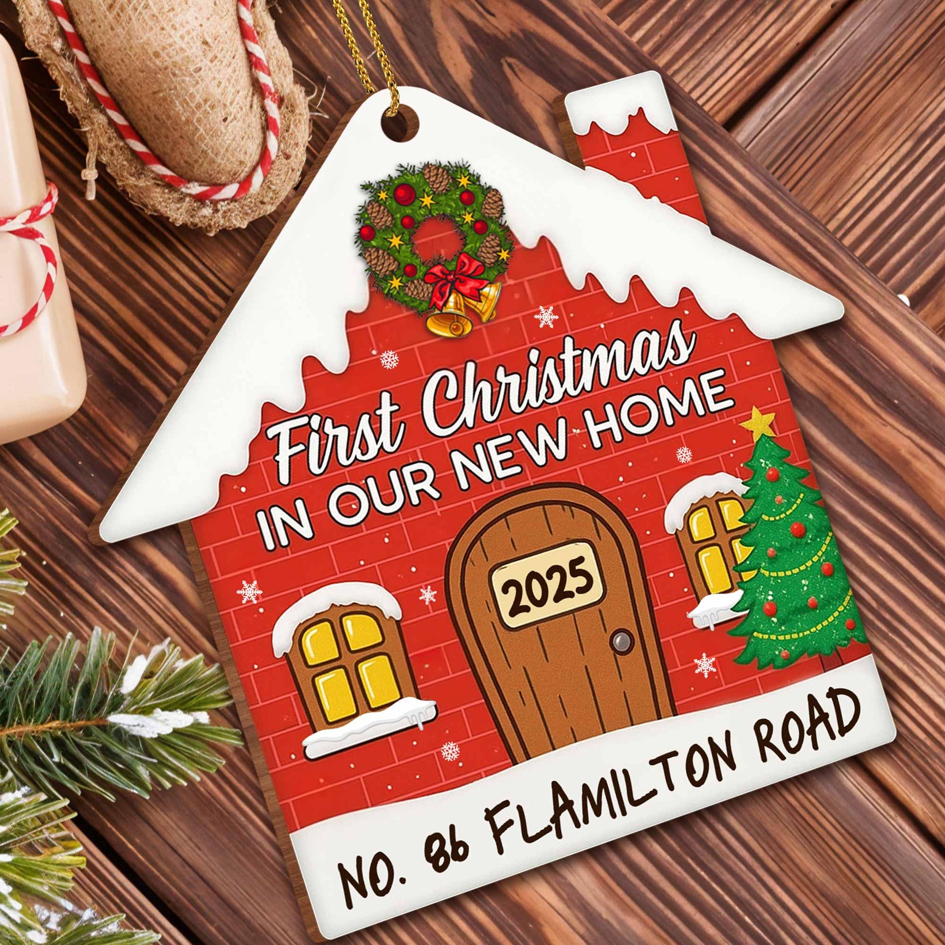 First Christmas In Our New Home, House and Christmas Decor