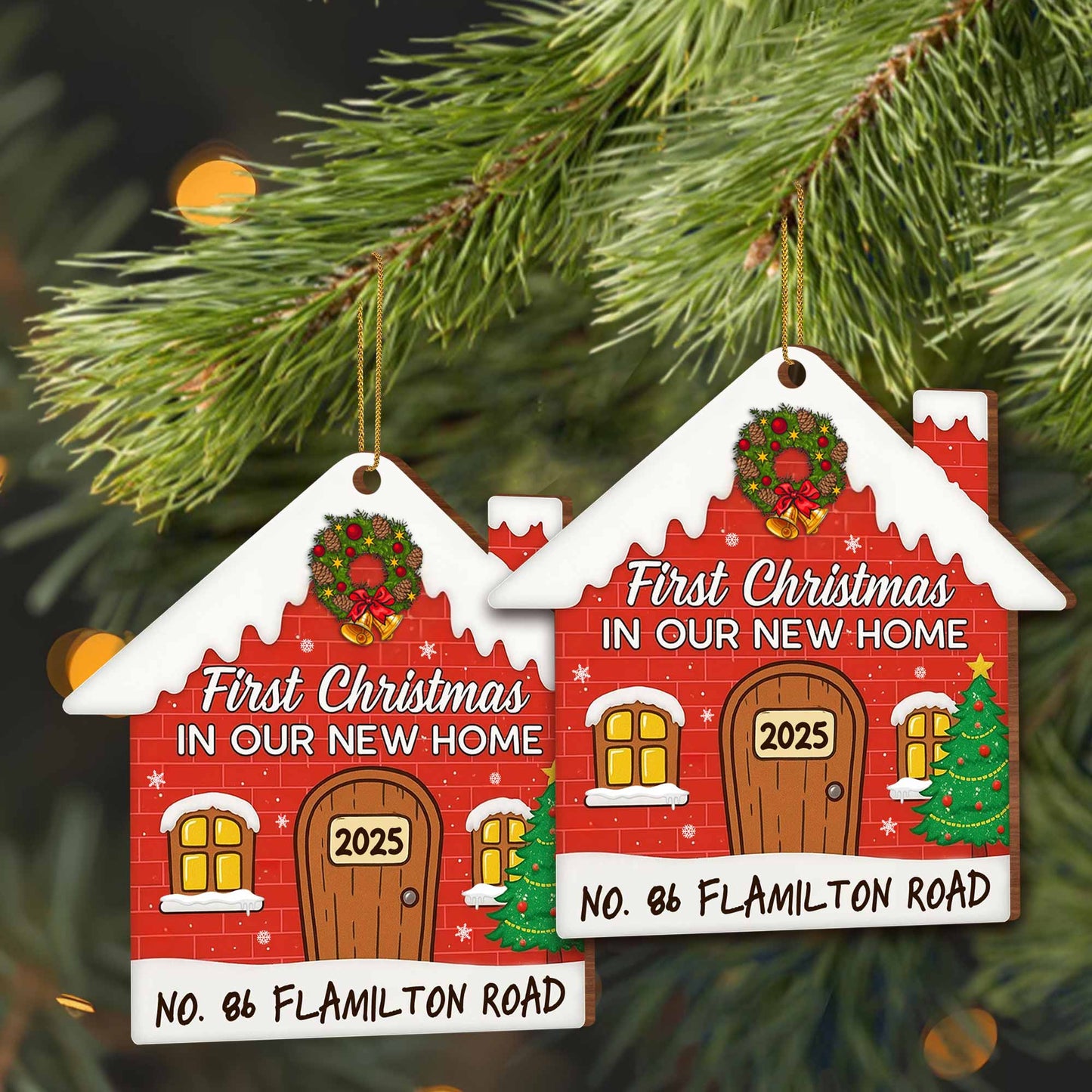 First Christmas In Our New Home, House and Christmas Decor