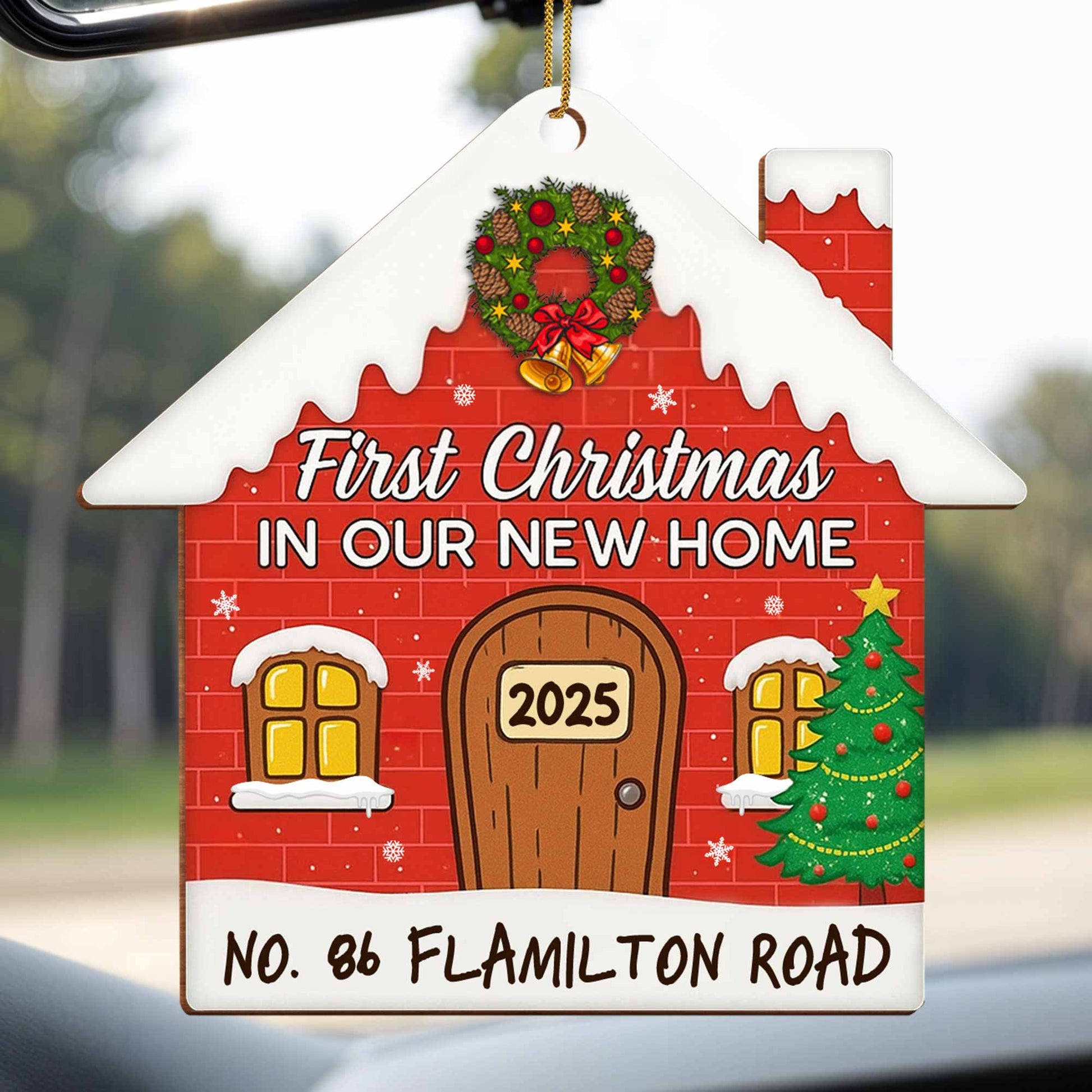 First Christmas In Our New Home, House and Christmas Decor