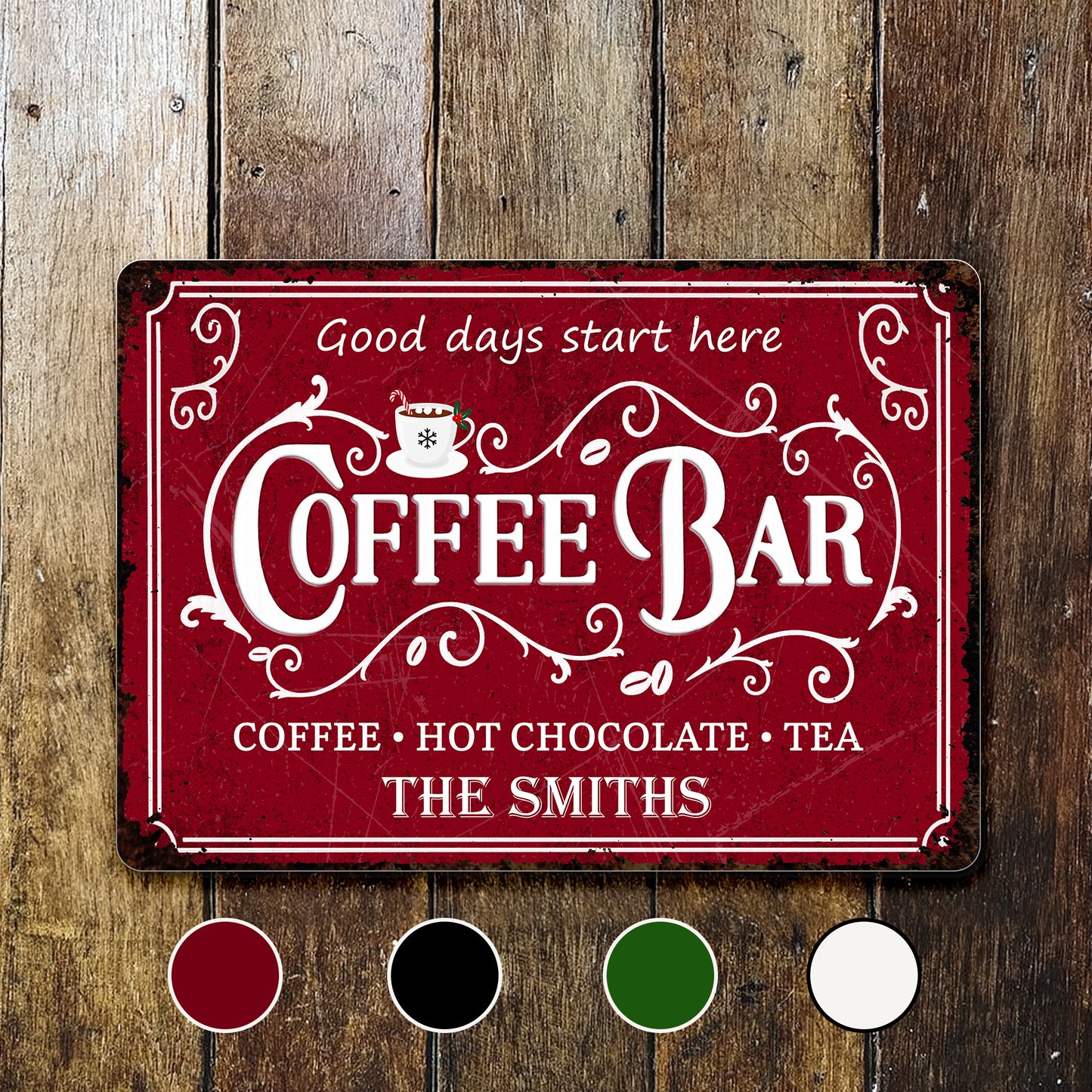 Good Days Start Here Coffee Bar Sign