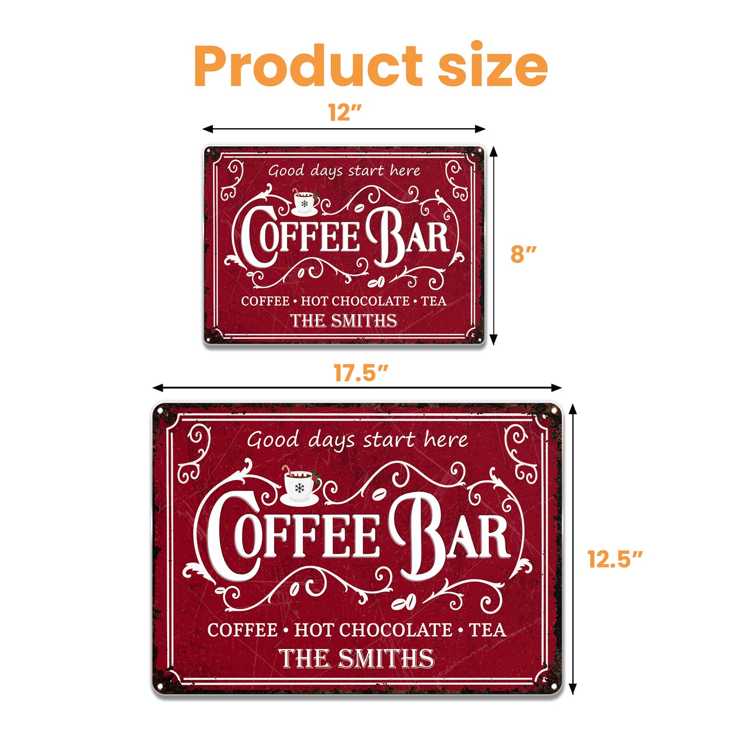 Good Days Start Here Coffee Bar Sign