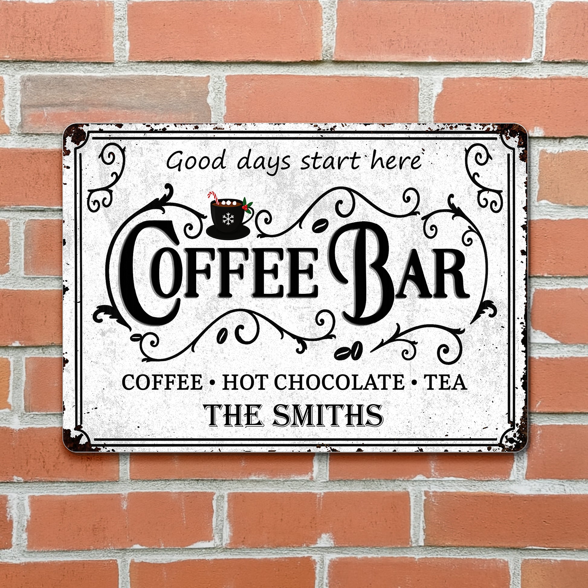 Good Days Start Here Coffee Bar Sign