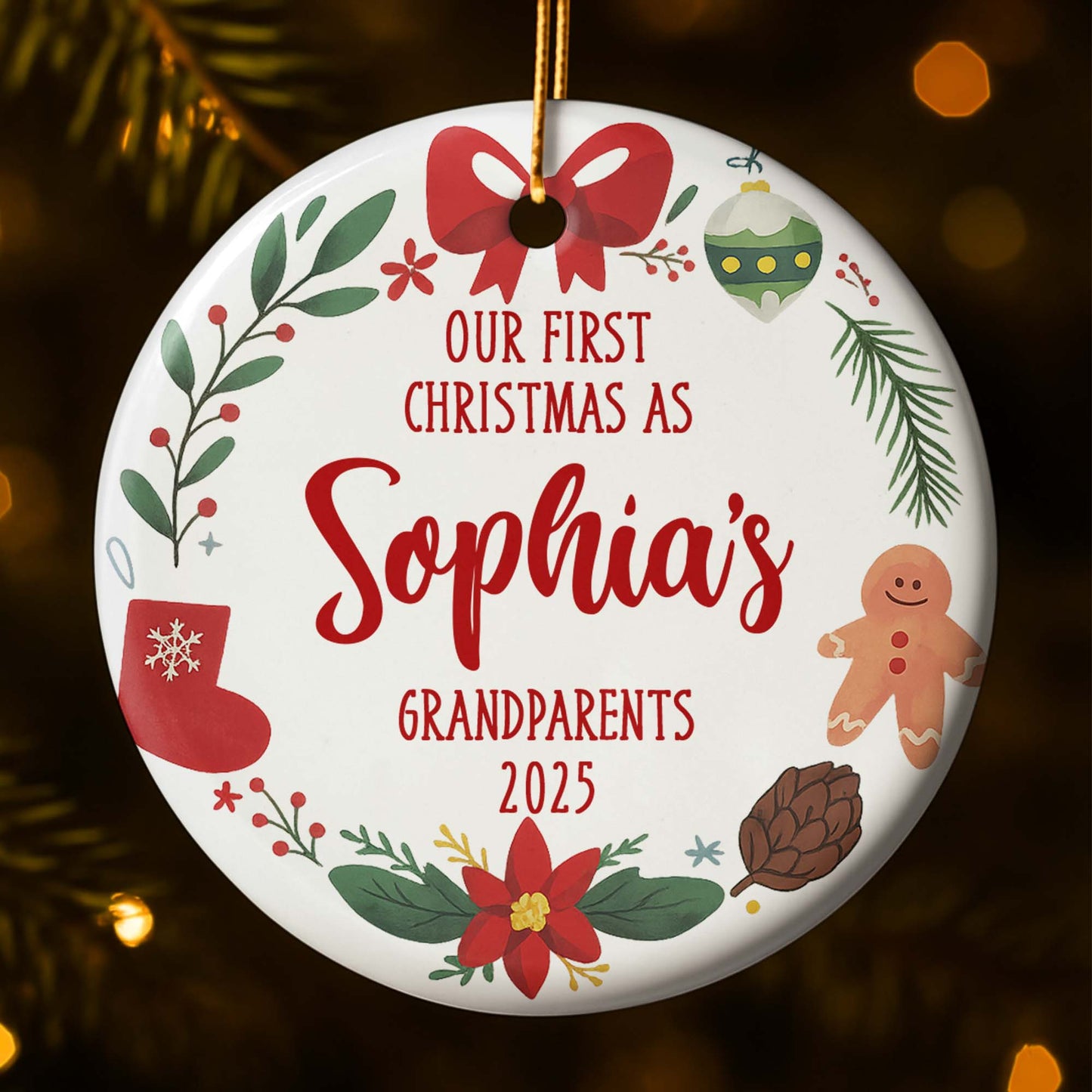 Our First Christmas As Grandparents With Festive Decor