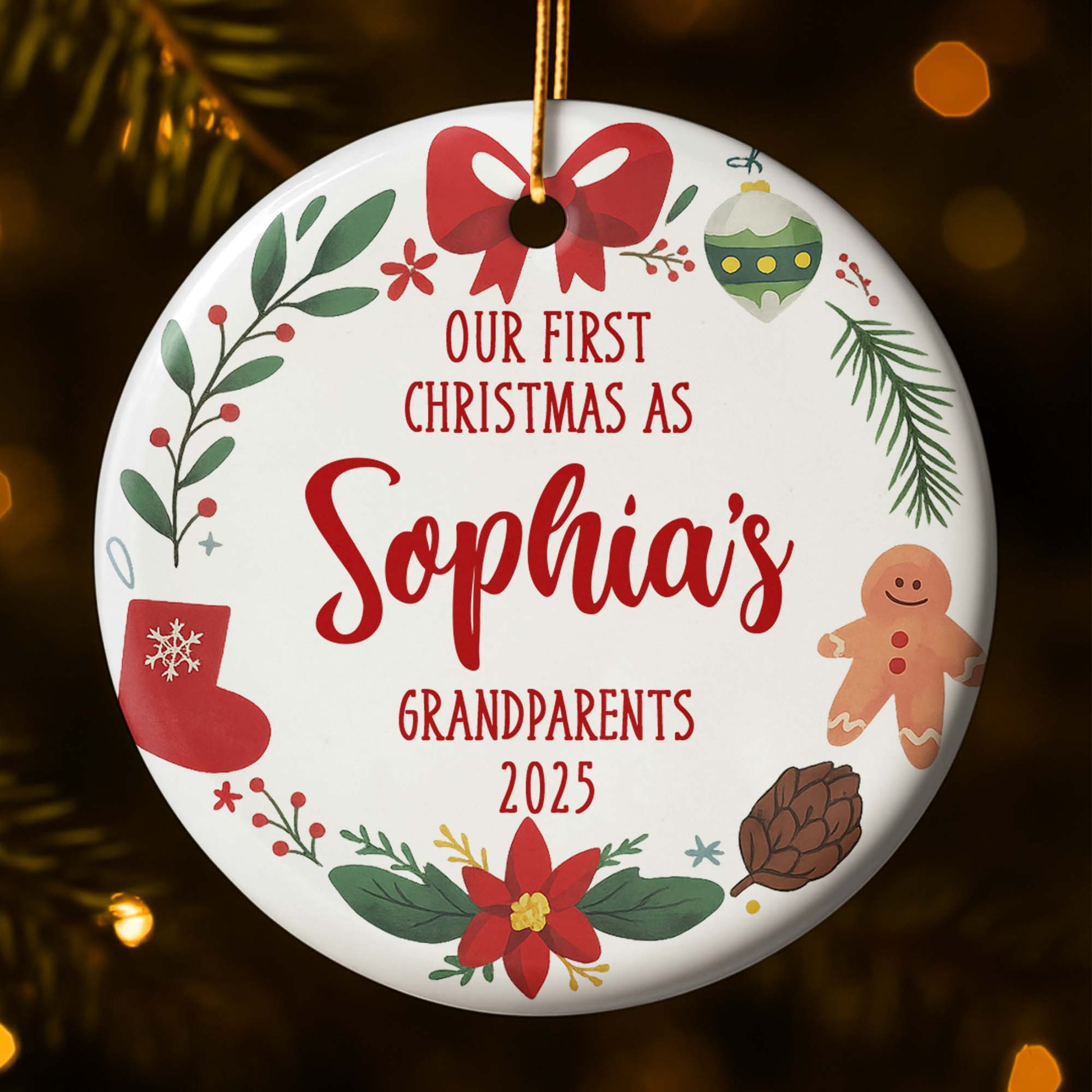 Our First Christmas As Grandparents With Festive Decor